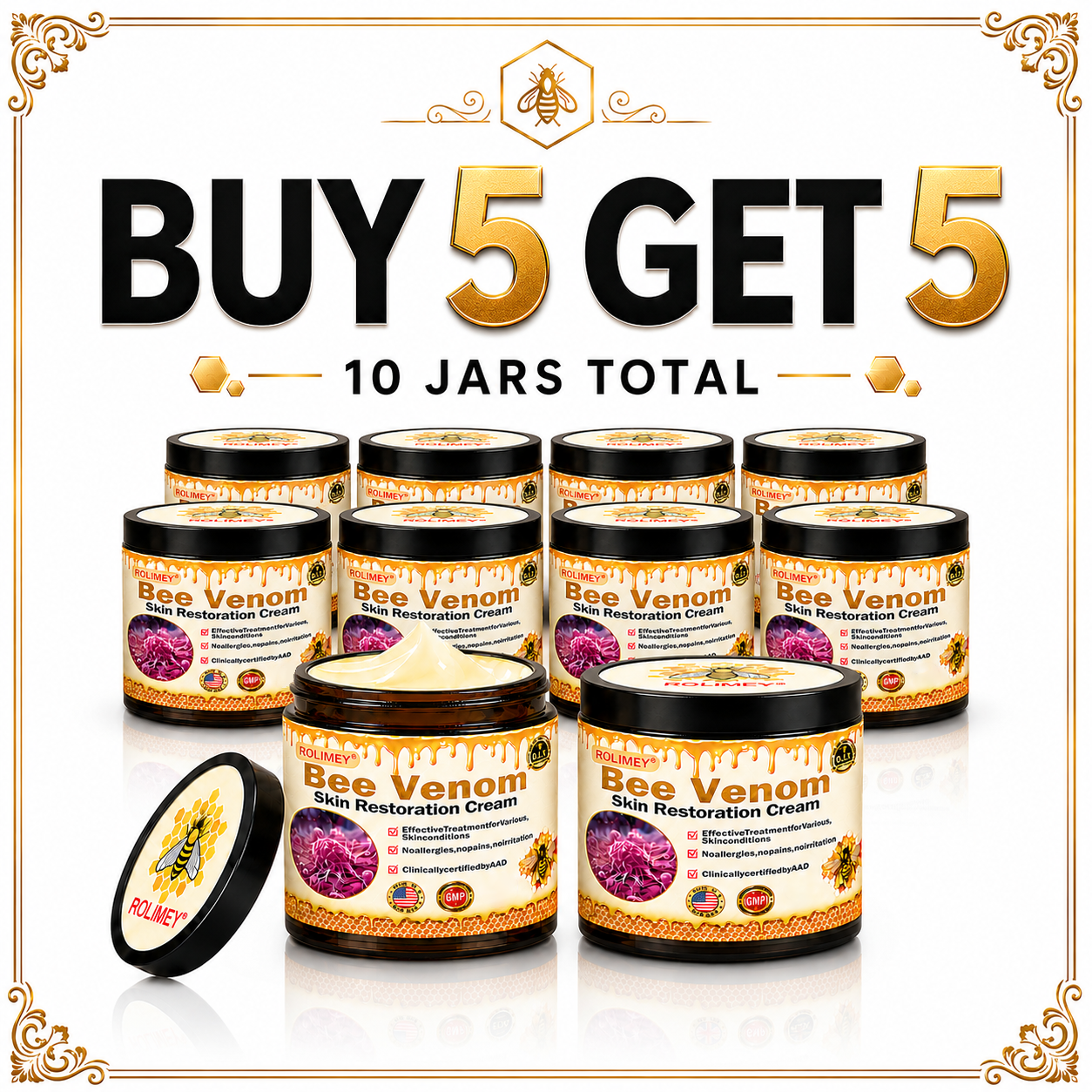 🎁10 Jars( Buy 5 Get 5 Free )