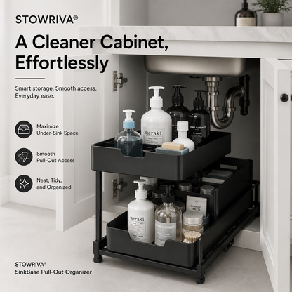 STOWRIVA® SinkBase Pull-Out Organizer