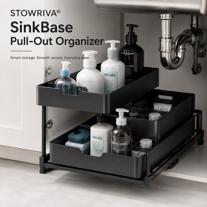 STOWRIVA® SinkBase Pull-Out Organizer