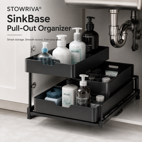 STOWRIVA® SinkBase Pull-Out Organizer