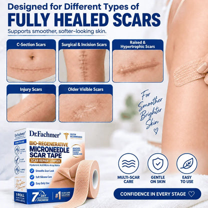 🦄⚕️𝐎𝐟𝐟𝐢𝐜𝐢𝐚𝐥 𝐒𝐭𝐨𝐫𝐞丨Dr.Fachmer® 🩹 Bio-Regenerative Microneedle Scar Tape——Remove all kinds of skin scars