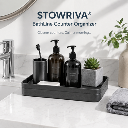 STOWRIVA® BathLine Counter Organizer