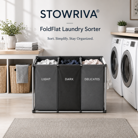 STOWRIVA® FoldFlat Laundry Sorter