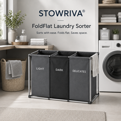 STOWRIVA® FoldFlat Laundry Sorter