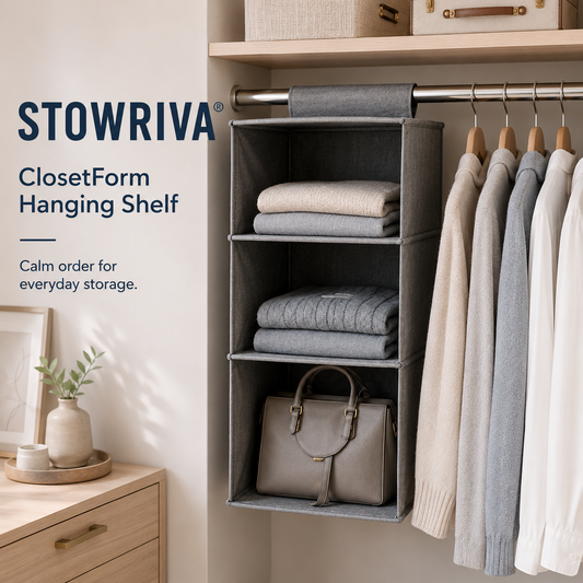 STOWRIVA® ClosetForm Hanging Shelf