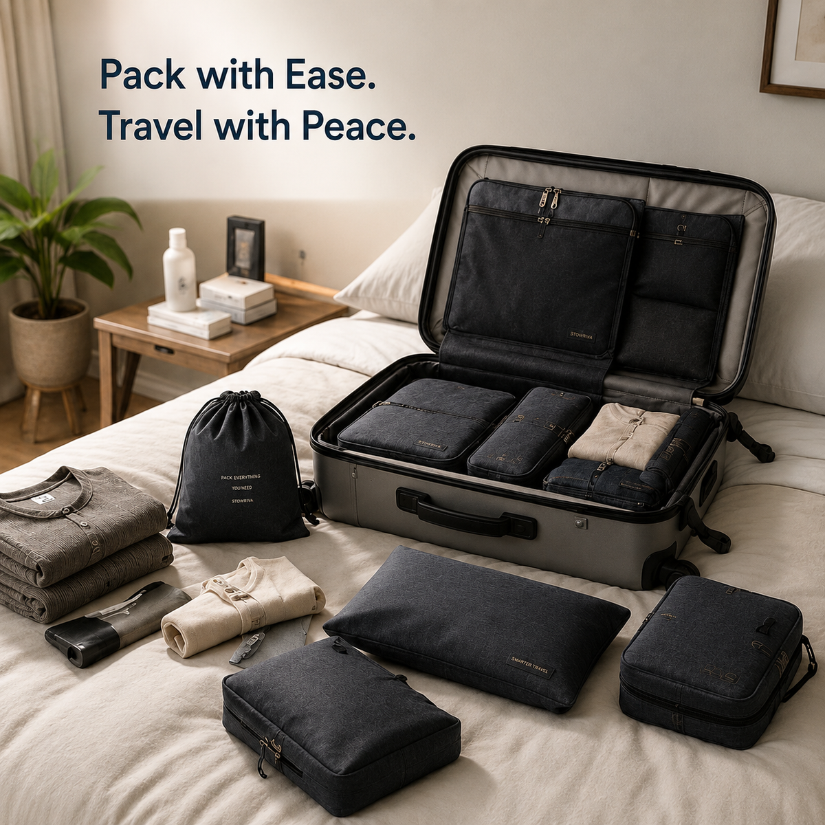 STOWRIVA® NestPack Travel Organizer Set