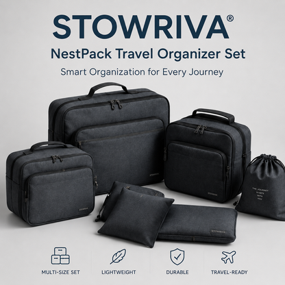 STOWRIVA® NestPack Travel Organizer Set