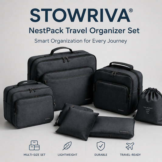 STOWRIVA® NestPack Travel Organizer Set