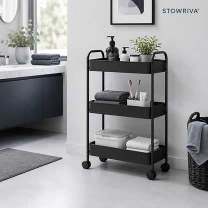 STOWRIVA® SlimLine Rolling Storage Cart