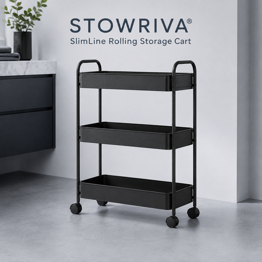 STOWRIVA® SlimLine Rolling Storage Cart