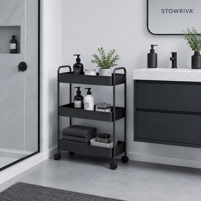 STOWRIVA® SlimLine Rolling Storage Cart