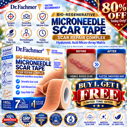🦄⚕️𝐎𝐟𝐟𝐢𝐜𝐢𝐚𝐥 𝐒𝐭𝐨𝐫𝐞丨Dr.Fachmer® 🩹 Bio-Regenerative Microneedle Scar Tape——Remove all kinds of skin scars
