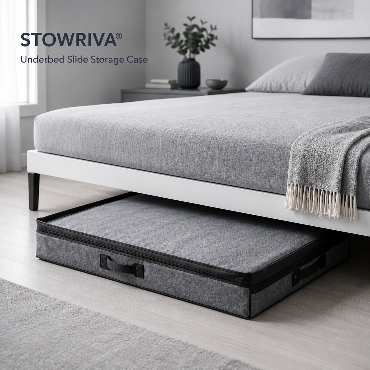 STOWRIVA® Underbed Slide Storage Case