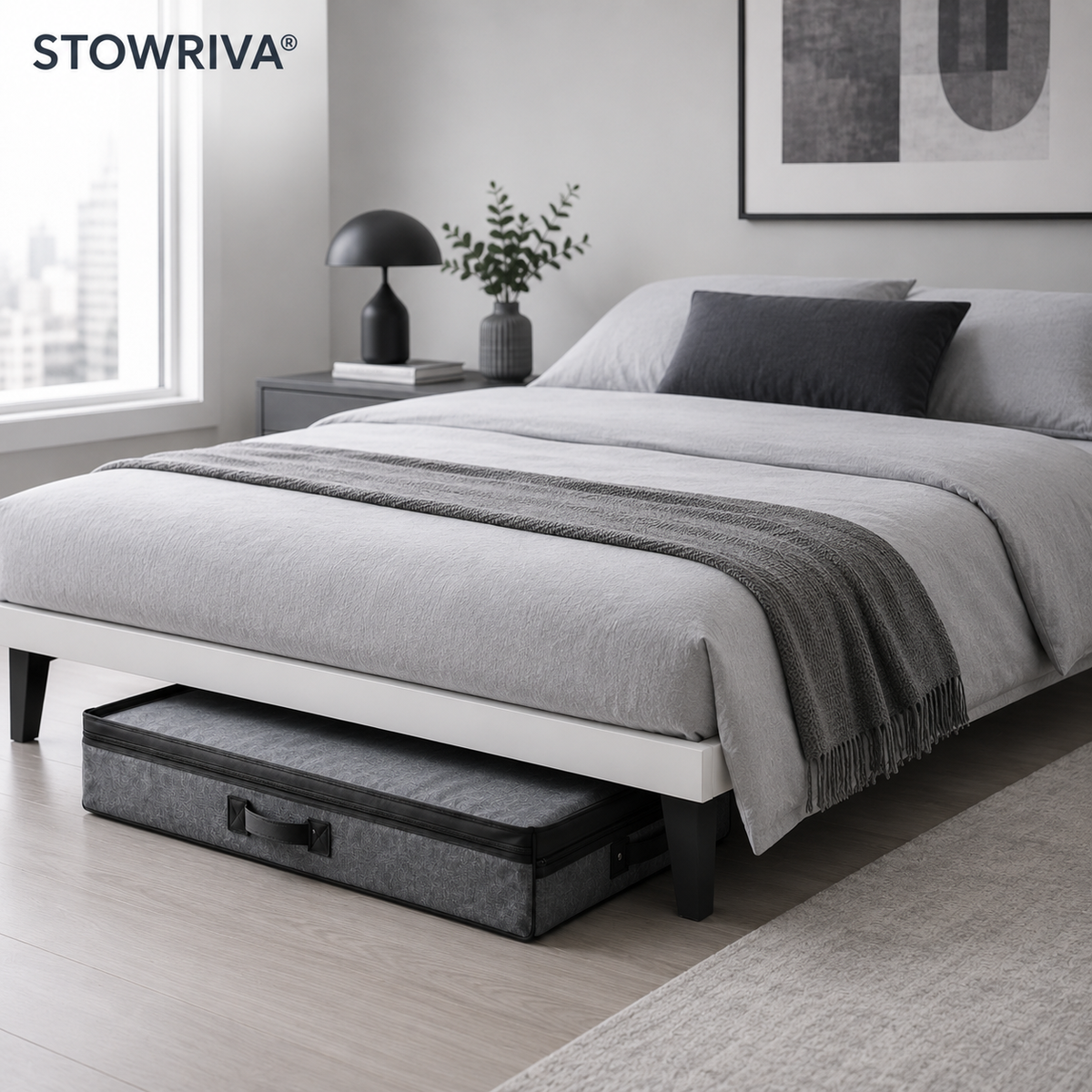 STOWRIVA® Underbed Slide Storage Case