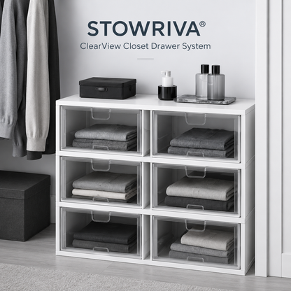 STOWRIVA® ClearView Closet Drawer System