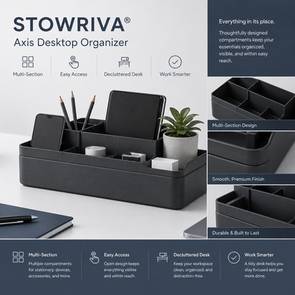 STOWRIVA® Axis Desktop Organizer