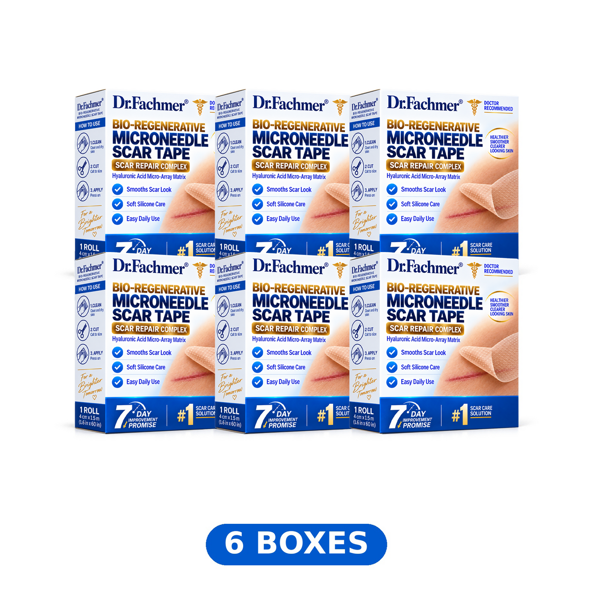 🦄⚕️𝐎𝐟𝐟𝐢𝐜𝐢𝐚𝐥 𝐒𝐭𝐨𝐫𝐞丨Dr.Fachmer® 🩹 Bio-Regenerative Microneedle Scar Tape——Remove all kinds of skin scars