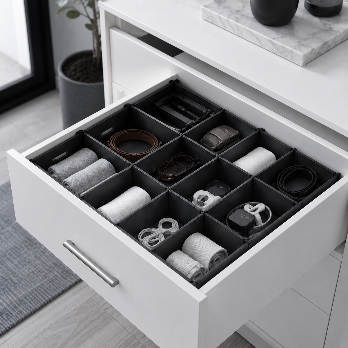 STOWRIVA® GridLock Drawer Divider Set
